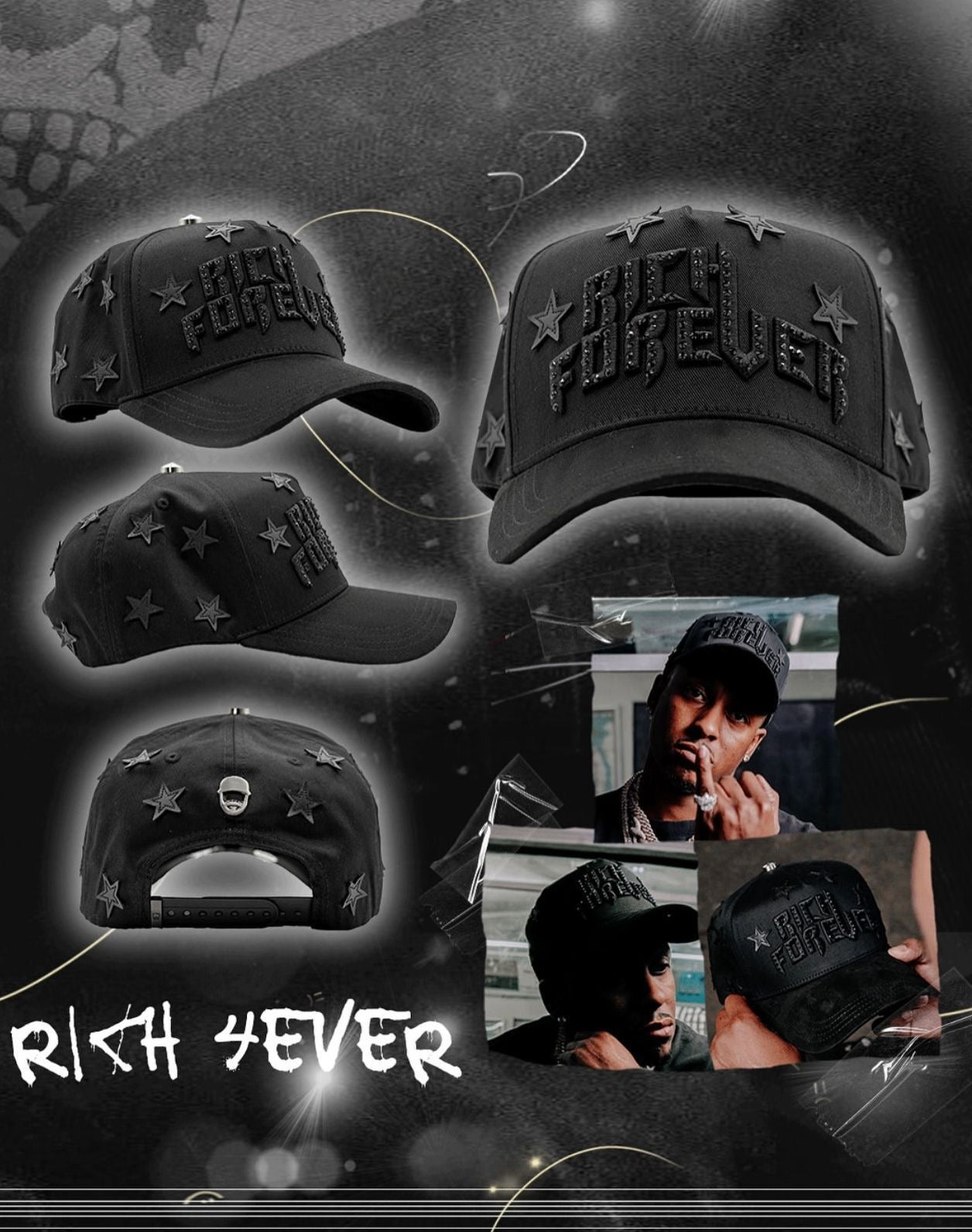 BARBAS HATS “RICH FOREVER”
