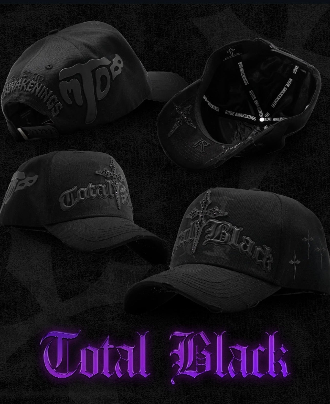RUDE AWAKENINGS X TOMBOCHIO “TOTAL BLACK”